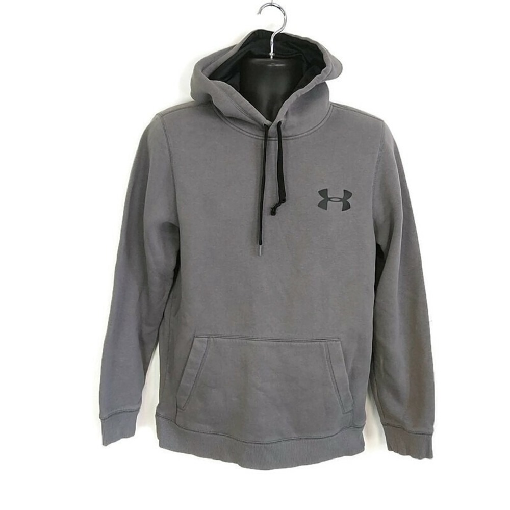 Under Armour Gray Hoodie Athletic Pullover Sweatshirt Casual sz S
